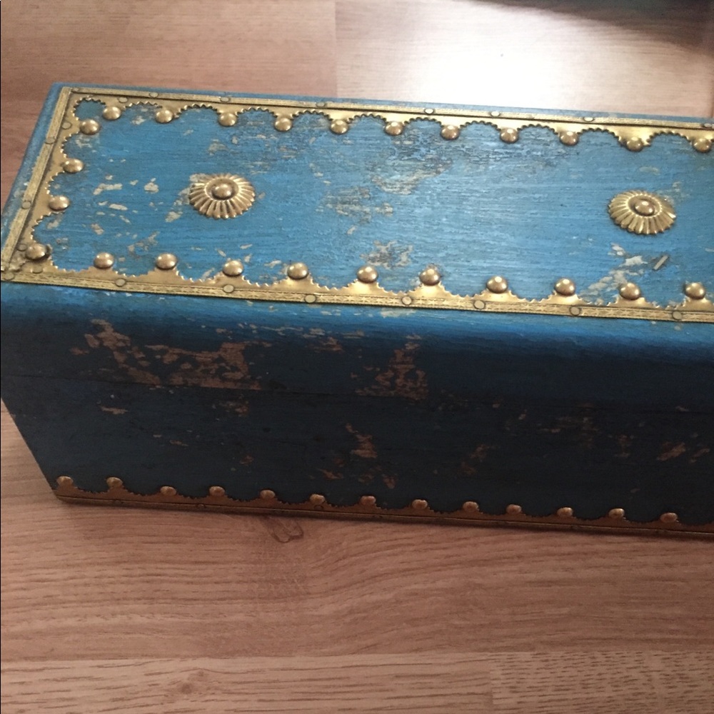 Moroccan inspired tea/storage wooden box